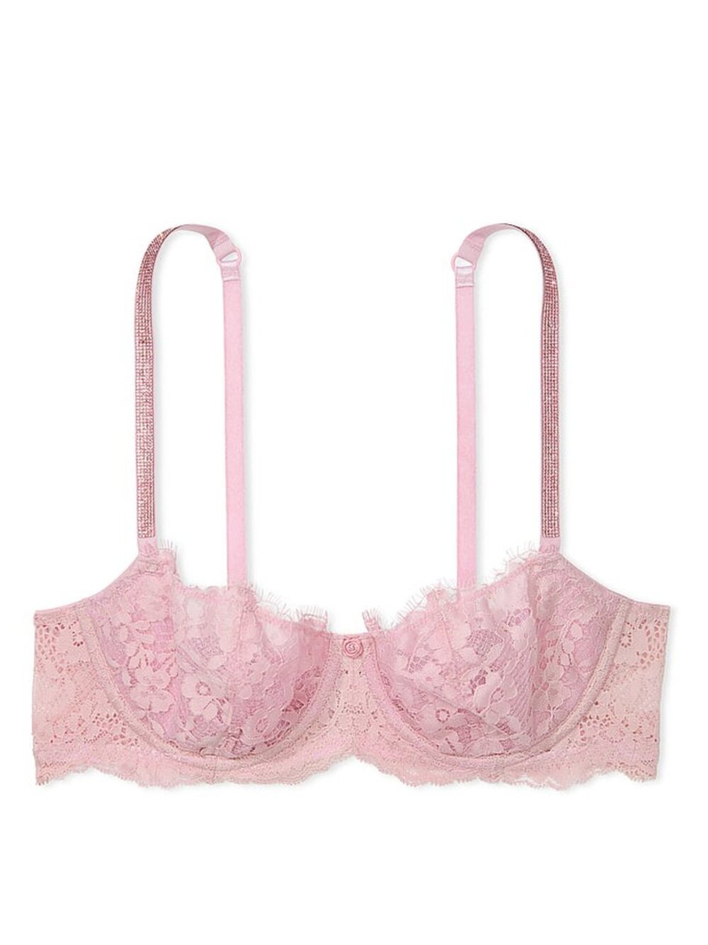 New! Victoria's Secret Chalk Rose Wicked Unlined Balconette Bra 34DDD